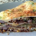 Baked Chicken and Broccoli Tortilla Stack