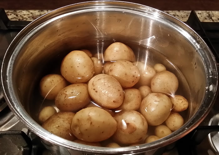 Crushed New Potatoes