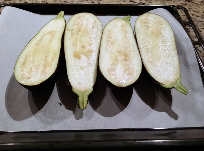 North African Stuffed Eggplant