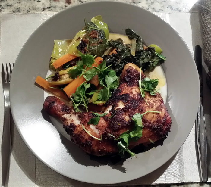 One Dish Chicken with Vegetables