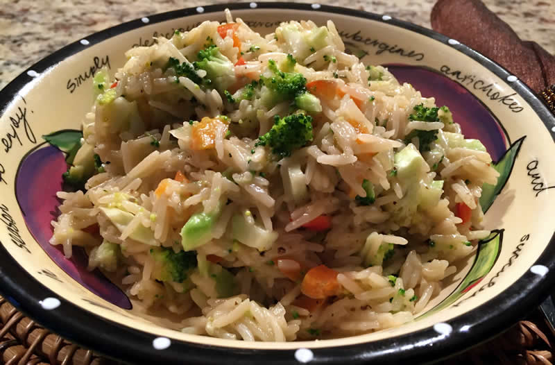 Cheesy Vege Rice